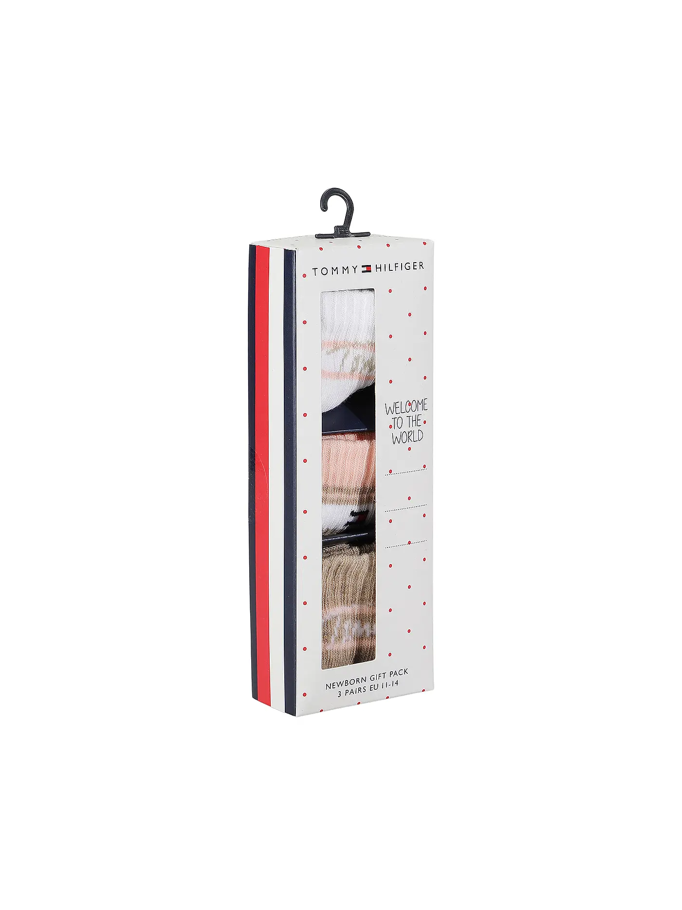 TOMMY HILFIGER | Mädchen Socken Geschenkebox 3er Pkg pink combo | rosa